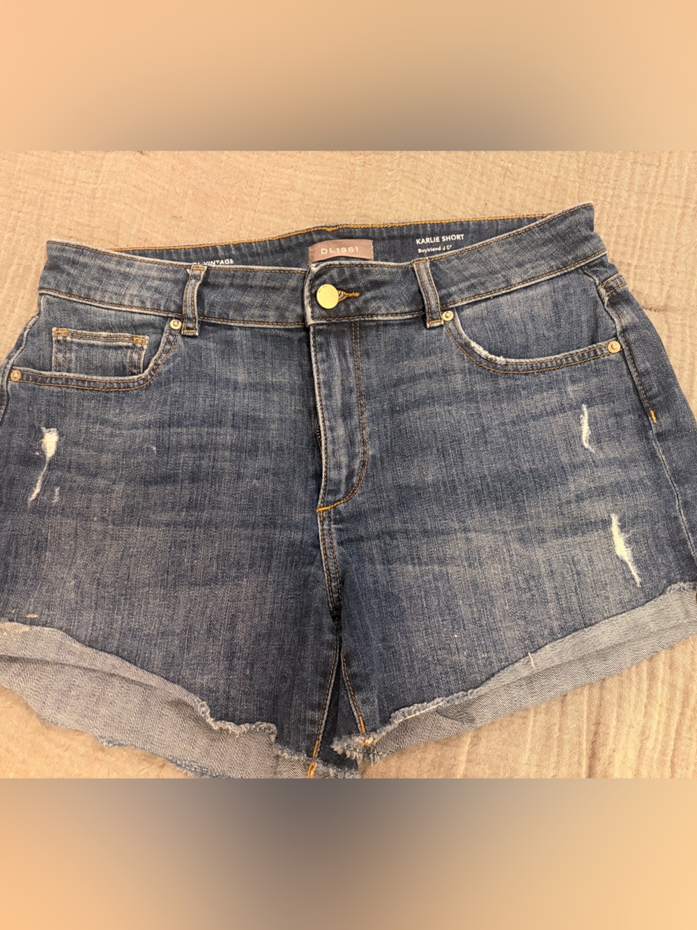 DL 1961 Karlie boyfriend Jean short